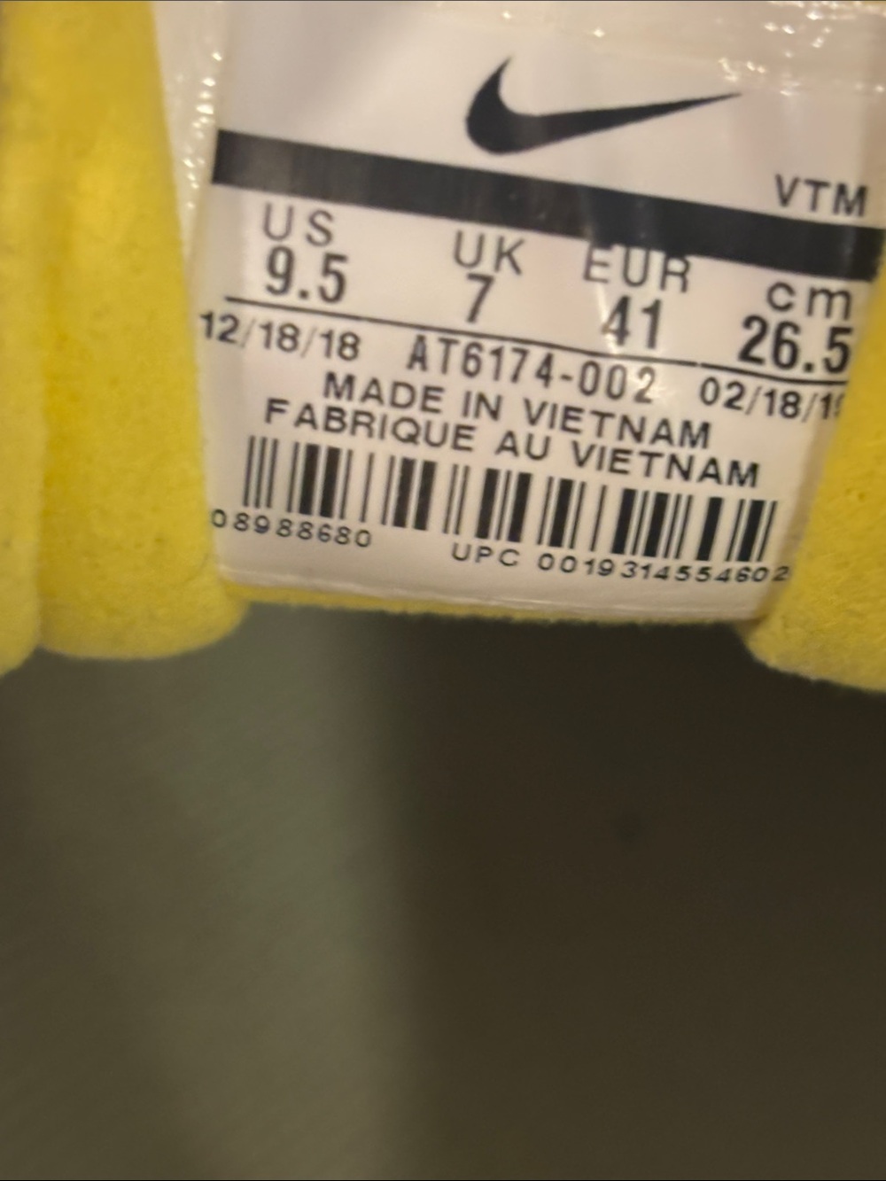 Nike Air Max 270 React Bauhaus Sneakers SZ 9.4 White Multicolor Athletic active - Picture 10 of 15